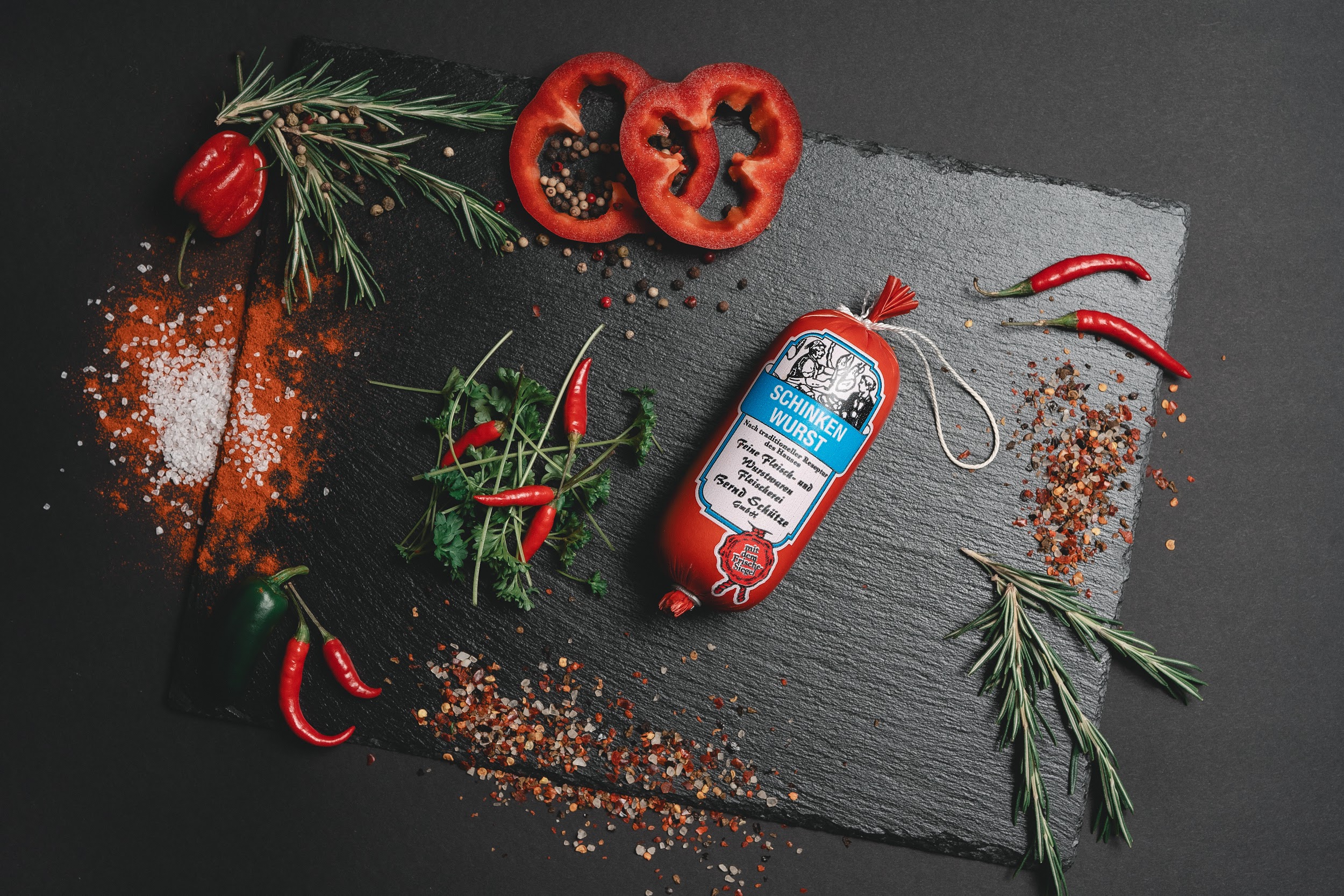 Schinkenwurt der Fleischerei Schütze