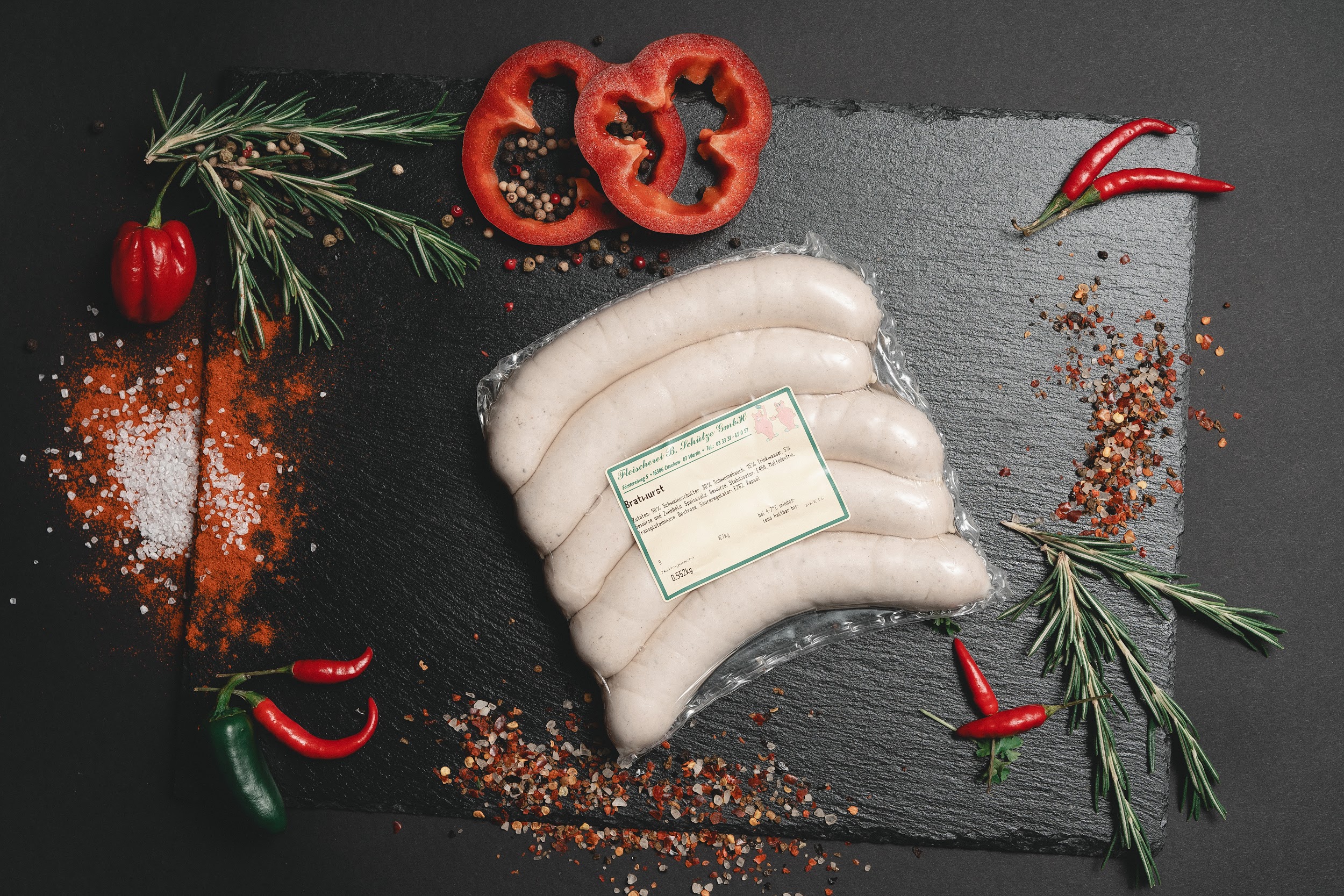 Bratwurst von der Fleischerei Schütze