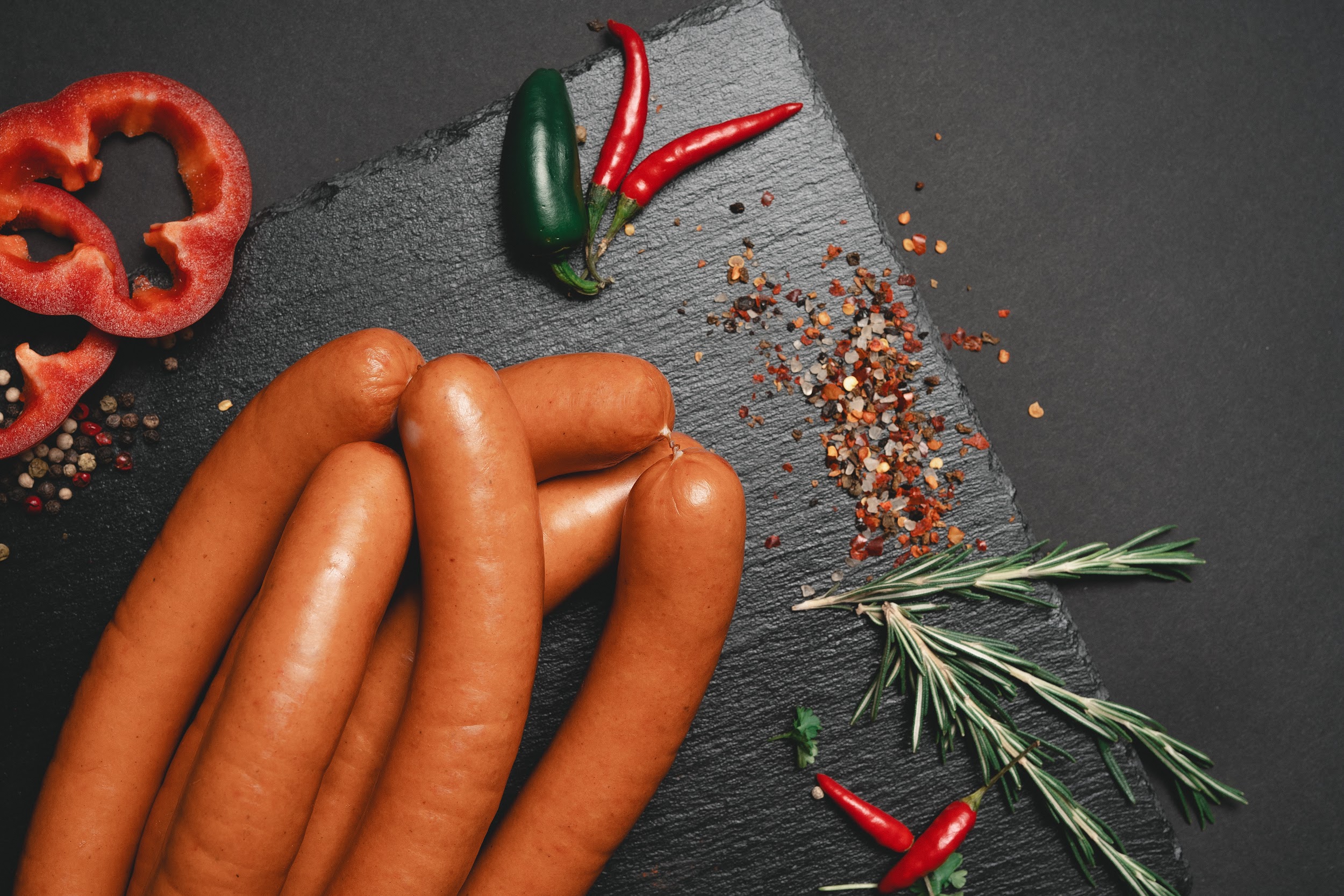 Hausgemachte Bockwürste der Fleischerei Schütze