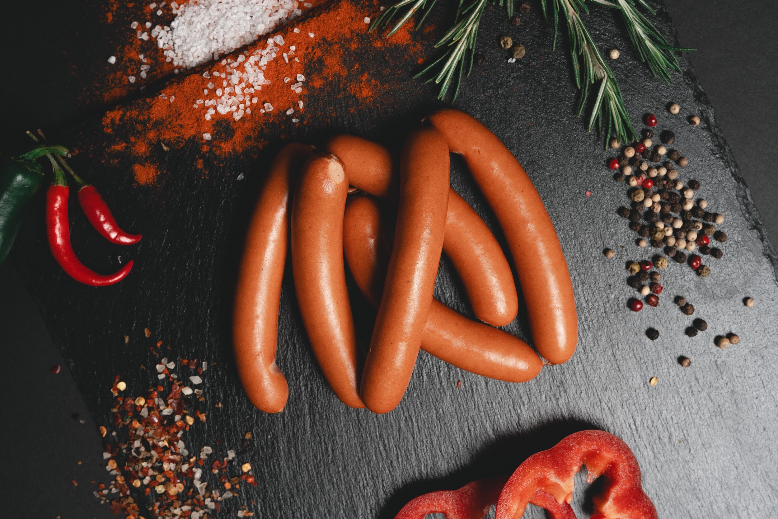 Chili-Wiener von der Fleischerei Schütze