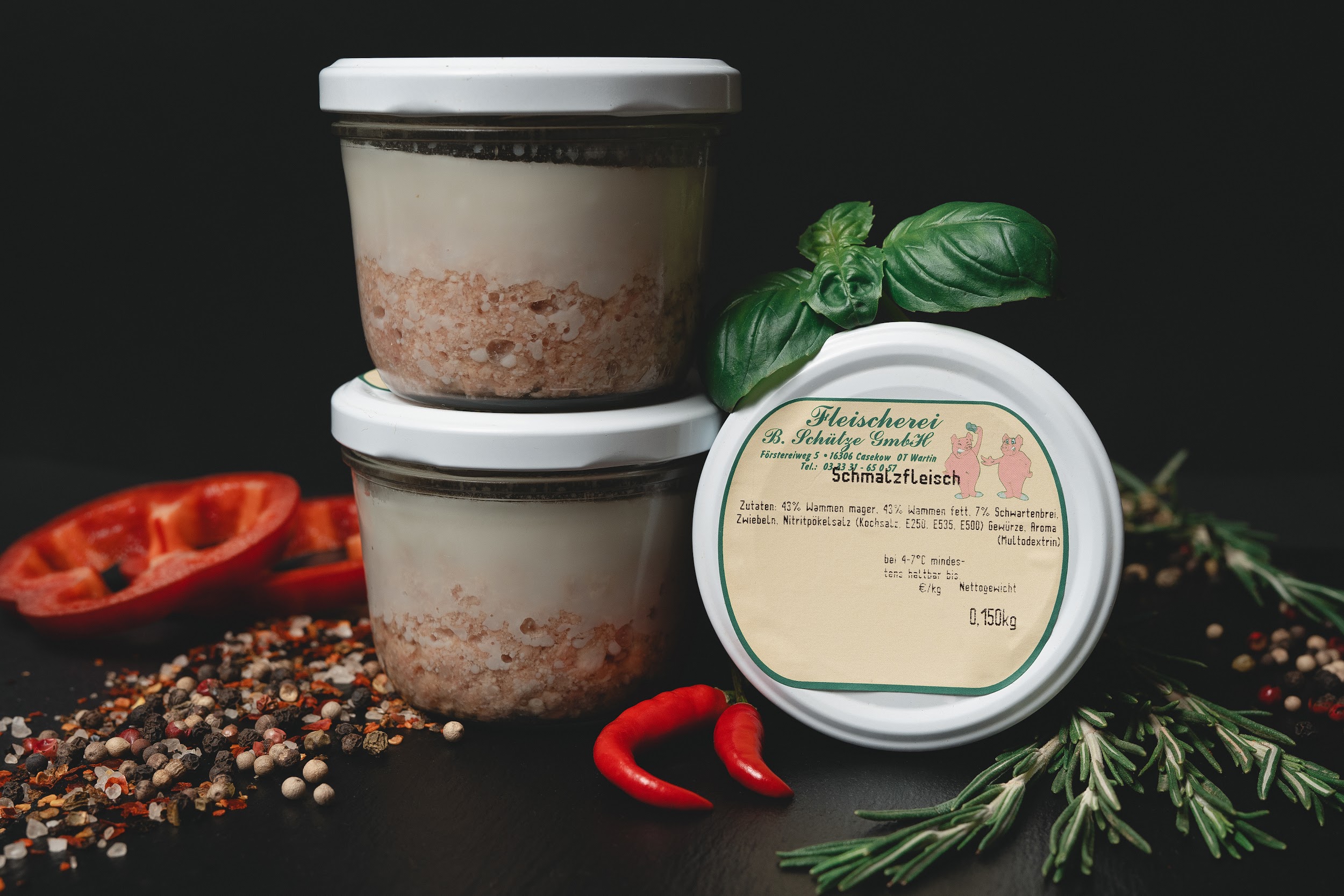 Schmalzfleisch von der Fleischerei Schütze