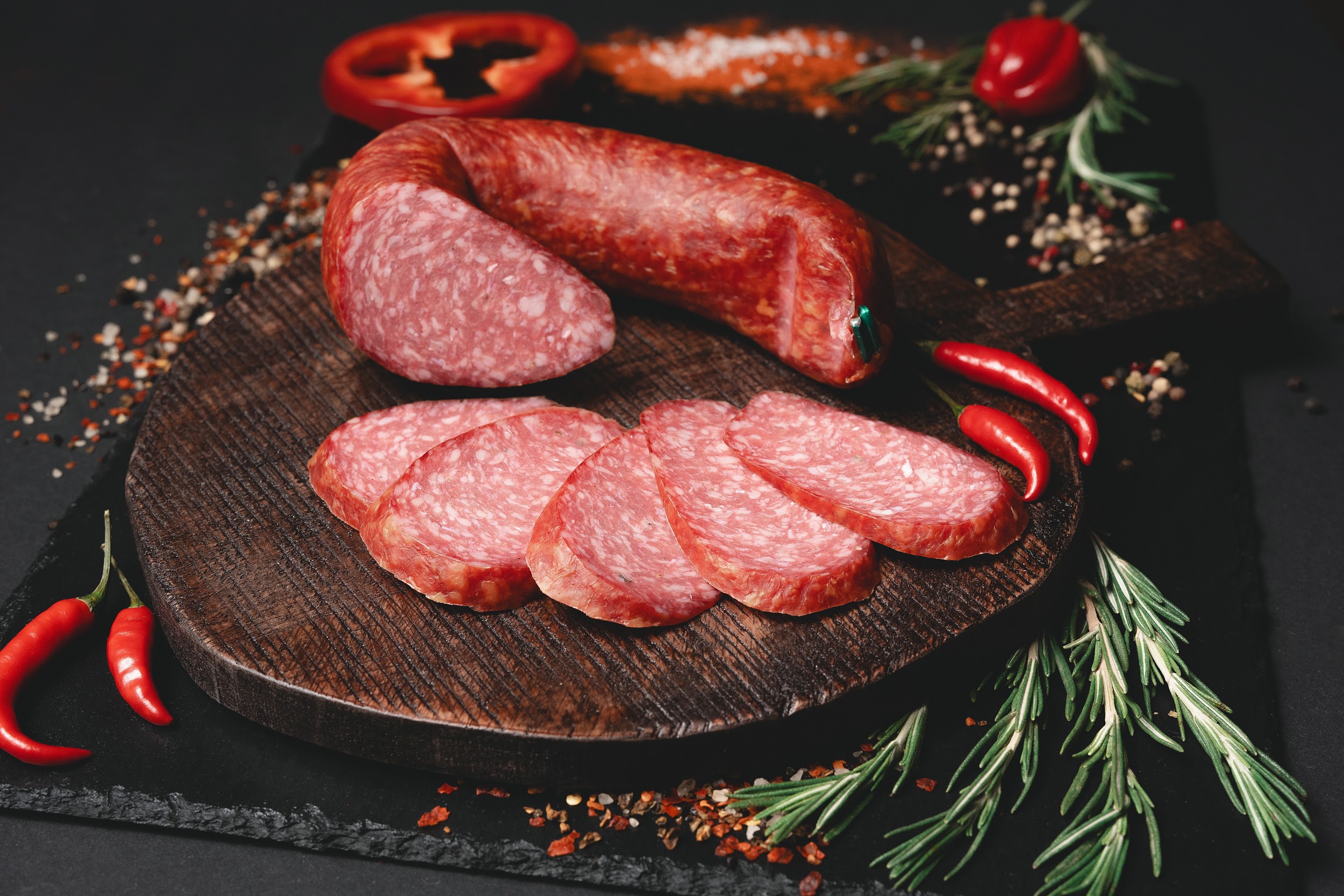 Knoblauchkringel von der Fleischerei Schütze